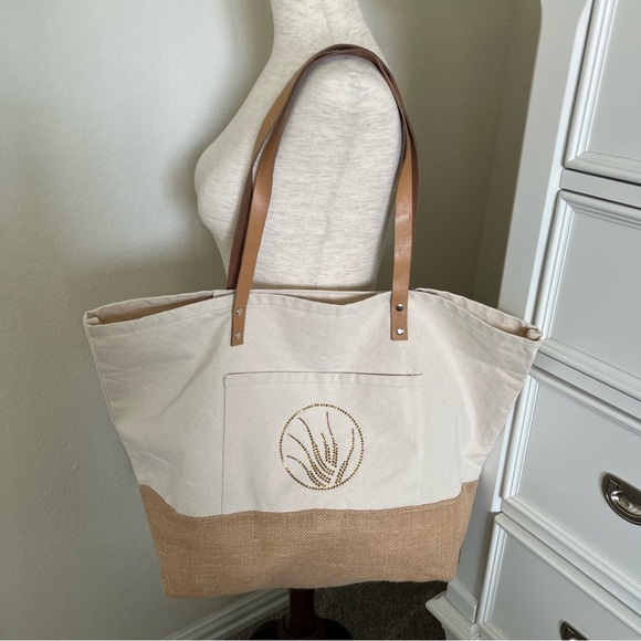 L’BRI Canvas Boat Tote - Picture 2 of 6